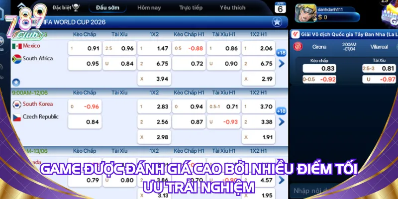 Game được đánh giá cao bởi nhiều điểm tối ưu trải nghiệm