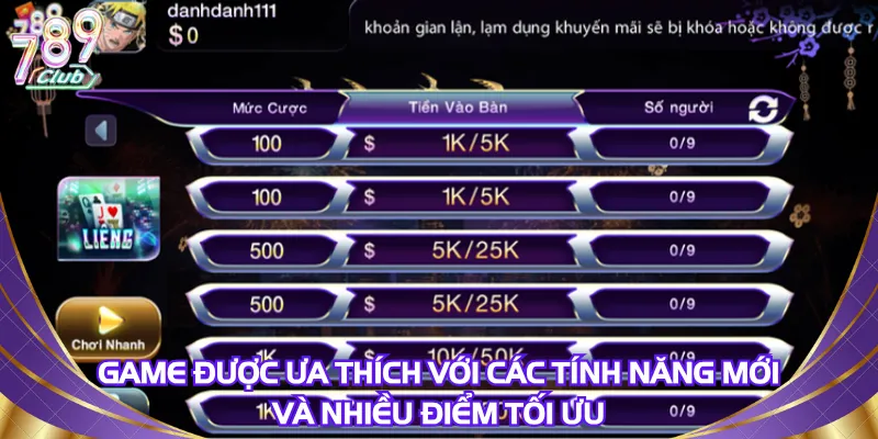 Game được ưa thích với các tính năng mới và nhiều điểm tối ưu